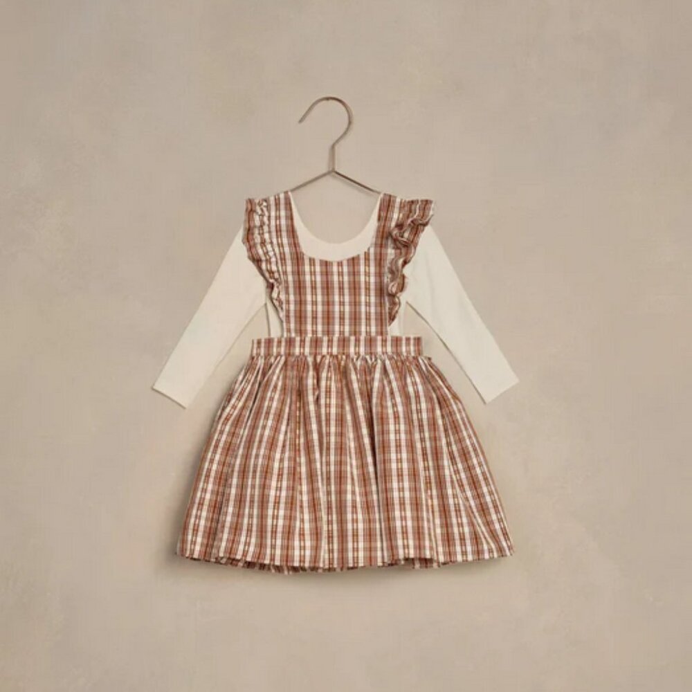 Noralee Agatha Dress in Copper Plaid